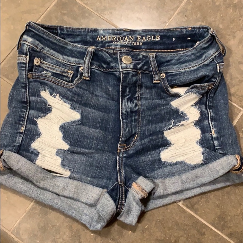 american eagle jean shorts